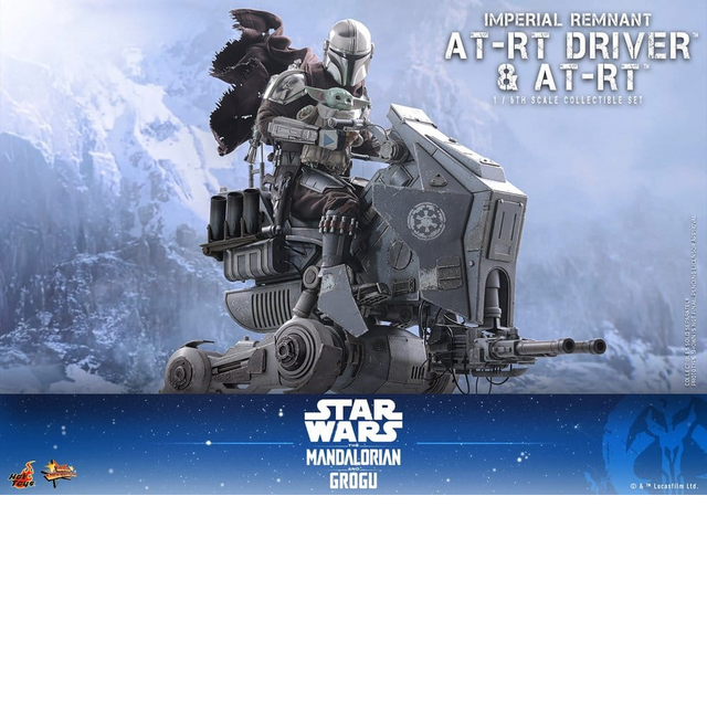 Star Wars: The Mandalorian & Grogu Movie Masterpiece Imperial Remnant AT-RT Driver & AT-RT