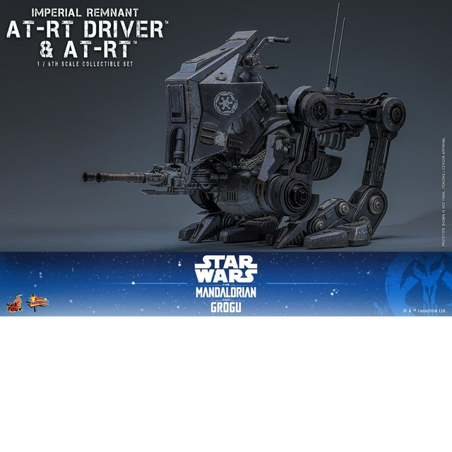 Star Wars: The Mandalorian & Grogu Movie Masterpiece Imperial Remnant AT-RT Driver & AT-RT