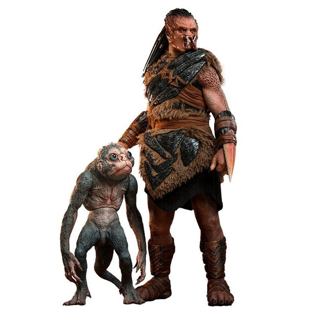 Predator: Badlands Movie Masterpiece Dek (Bone Bison Armor) and Bud 31cm