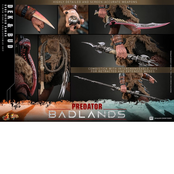 Predator: Badlands Movie Masterpiece Dek (Bone Bison Armor) and Bud 31cm