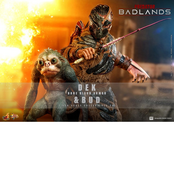 Predator: Badlands Movie Masterpiece Dek (Bone Bison Armor) and Bud 31cm