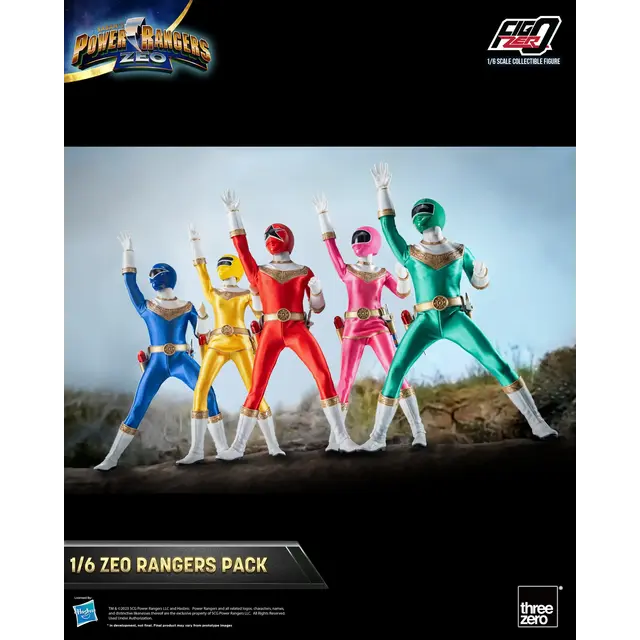 Power Rangers Zeo FigZero Action Figures 5-Pack