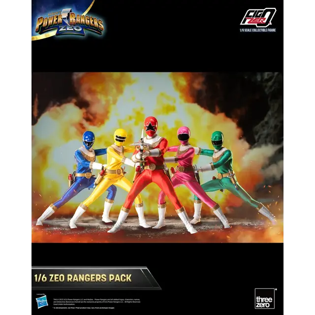 Power Rangers Zeo FigZero Action Figures 5-Pack