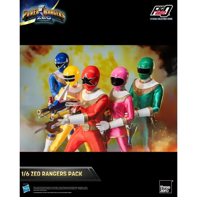 Power Rangers Zeo FigZero Action Figures 5-Pack