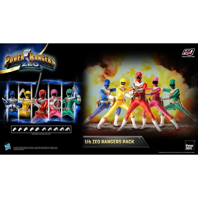 Power Rangers Zeo FigZero Action Figures 5-Pack