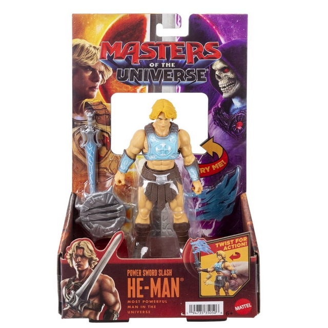 Masters of the Universe Power Sword Slash He-Man Action Figure 14cm