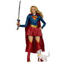 DC Multiverse Supergirl & Puppy Krypto Deluxe Theatrical Edition Action Figure 18cm