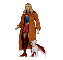 DC Multiverse Supergirl & Krypto Deluxe Theatrical Edition Action Figure 18cm
