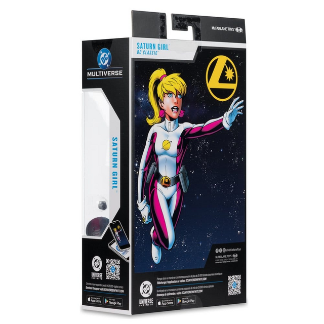 DC Multiverse Saturn Girl (DC Classic) (Red Platinum Edition) Action Figure 18cm