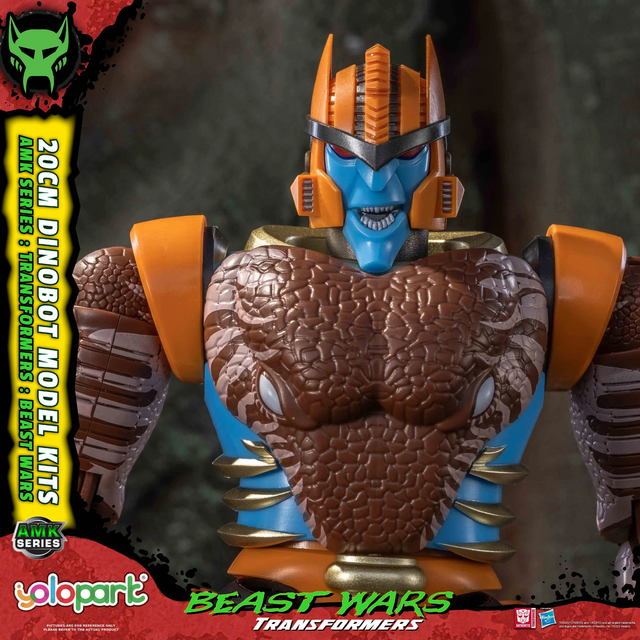 Transformers Beast Wars AMK Series Dinobot Plastic Model Kit 20cm