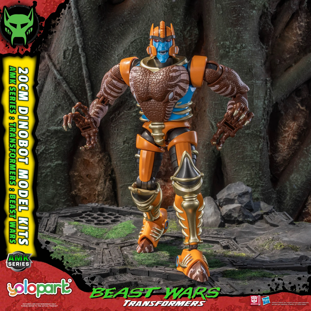 Transformers Beast Wars AMK Series Dinobot Plastic Model Kit 20cm