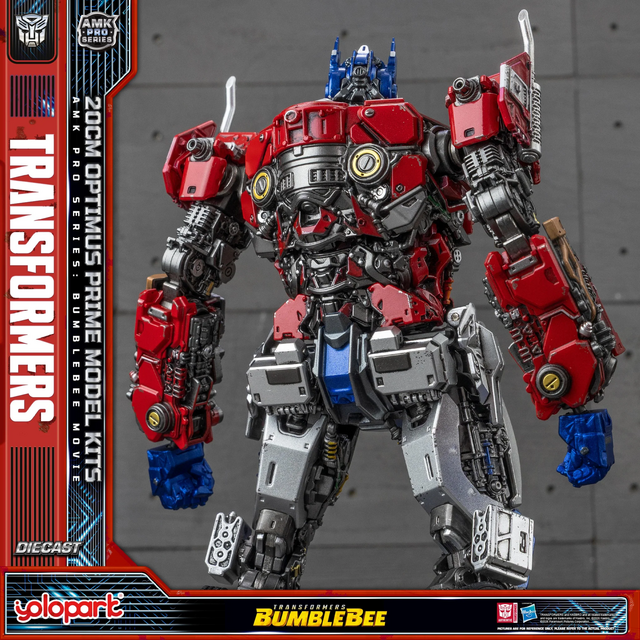 Transformers Bumblebee Movie AMK Pro Series Optimus Prime Plastic Model Kit 20cm