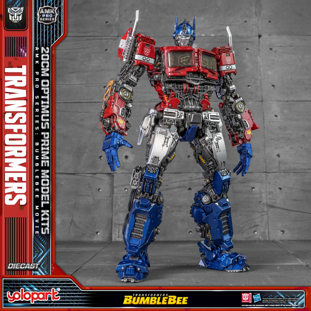 Transformers Bumblebee Movie AMK Pro Series Optimus Prime Plastic Model Kit 20cm