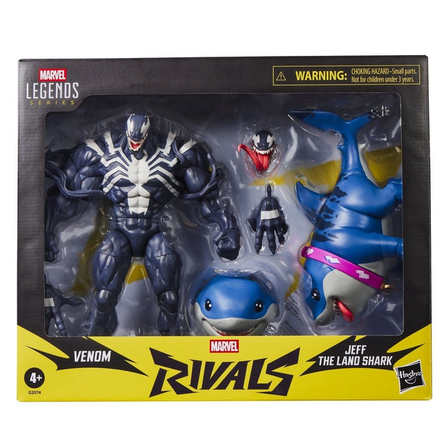 Marvel Rivals Marvel Legends Action Figure 2-Pack Venom & Jeff the Land Shark 15cm