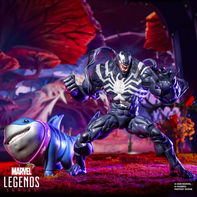 Marvel Rivals Marvel Legends Action Figure 2-Pack Venom & Jeff the Land Shark 15cm