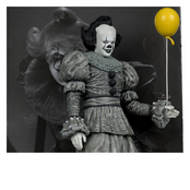 Movie Maniacs PVC Statue It: Welcome to Derry Pennywise (Black & White) 16cm