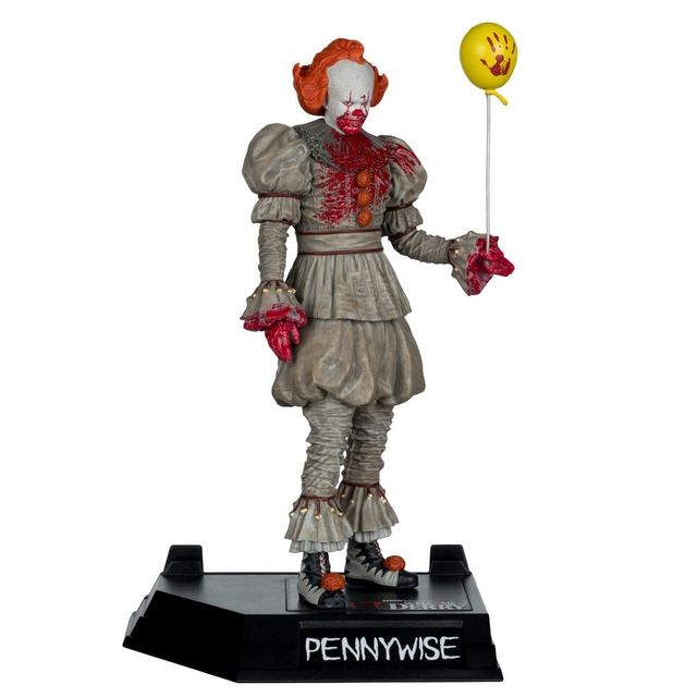 Movie Maniacs PVC Statue It: Welcome to Derry Pennywise (Bloody) 16cm