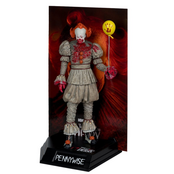 Movie Maniacs PVC Statue It: Welcome to Derry Pennywise (Bloody) 16cm