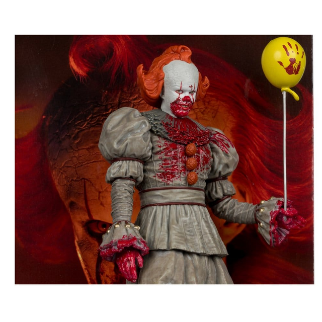 Movie Maniacs PVC Statue It: Welcome to Derry Pennywise (Bloody) 16cm