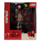 Movie Maniacs PVC Statue It: Welcome to Derry Pennywise (Bloody) 16cm