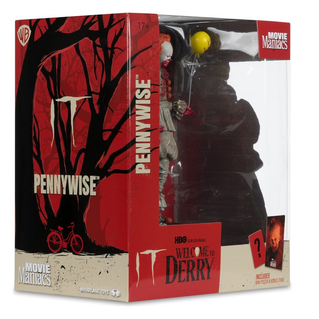 Movie Maniacs PVC Statue It: Welcome to Derry Pennywise (Bloody) 16cm