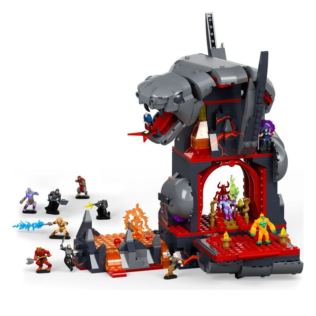 Masters of the Universe Clash at Snake Mountain Mattel Brick Shop