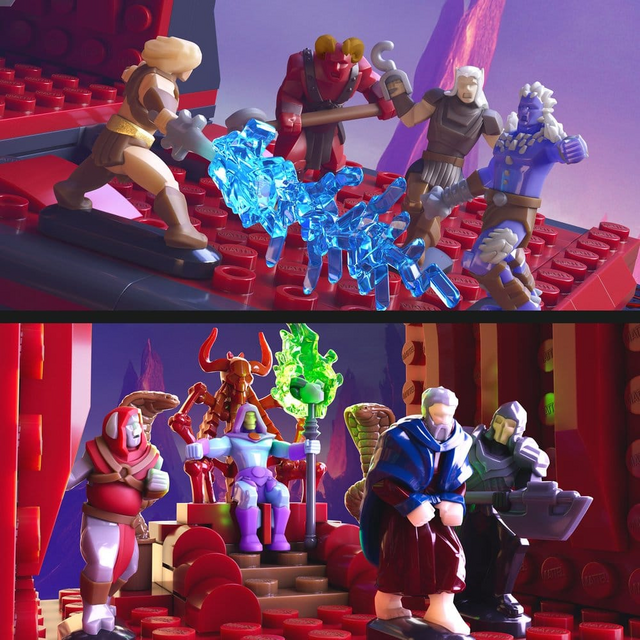 Masters of the Universe Clash at Snake Mountain Mattel Brick Shop
