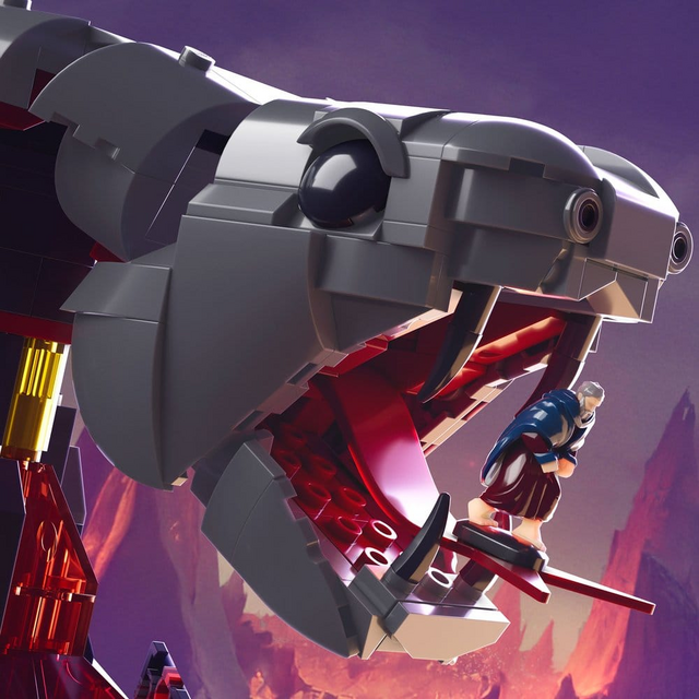 Masters of the Universe Clash at Snake Mountain Mattel Brick Shop