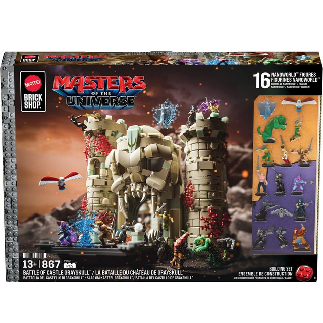 Masters of the Universe Battle of Castle Grayskull Mattel Brick Shop