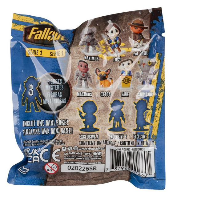Fallout (TV Show) Blind Bag Mini Figures 6cm Series 1 - 24 stuks
