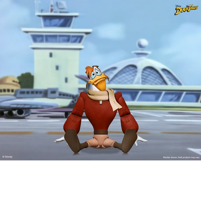 DuckTales Ultimate Action Figure Launchpad McQuack (Turbo McKwek) 18cm