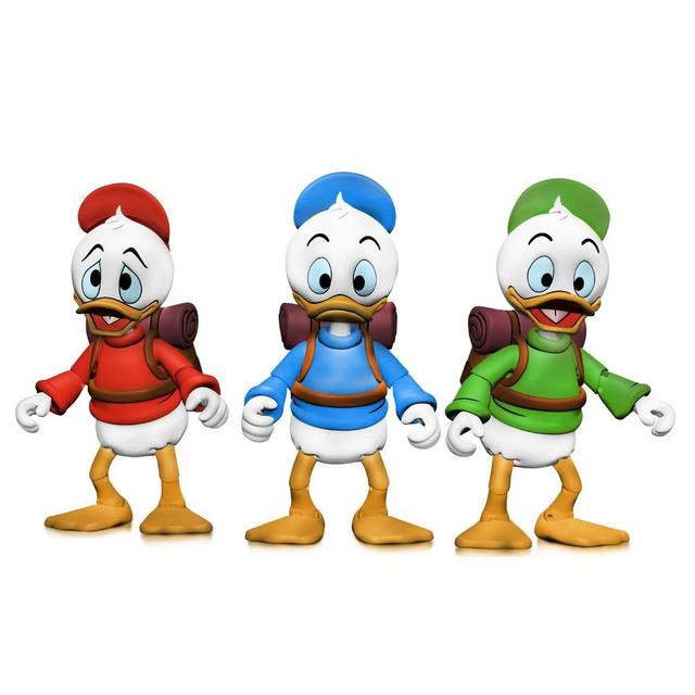 DuckTales Ultimate Action Figure Huey, Dewey and Louie (Kwik, Kwek & Kwak)