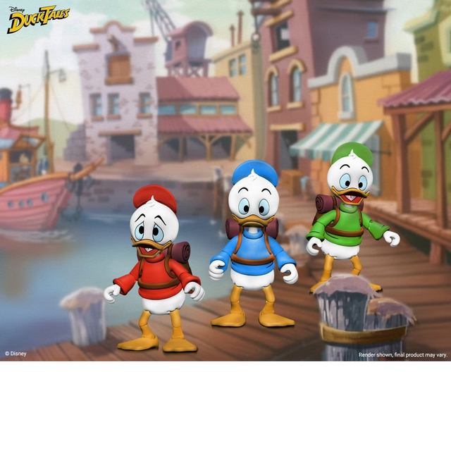 DuckTales Ultimate Action Figure Huey, Dewey and Louie (Kwik, Kwek & Kwak)