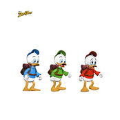 DuckTales Ultimate Action Figure Huey, Dewey and Louie (Kwik, Kwek & Kwak)