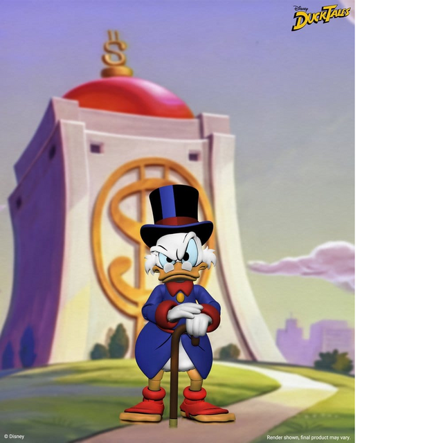 DuckTales Ultimate Action Figure Scrooge McDuck (Dagobert Duck) 18cm