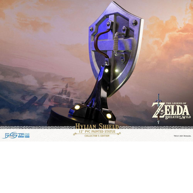 The Legend of Zelda Breath of the Wild PVC Statue Hylian Shield Collector's Edition 29cm