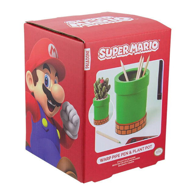 Super Mario Warp Pipe Pen & Plant Pot
