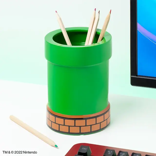 Super Mario Warp Pipe Pen & Plant Pot
