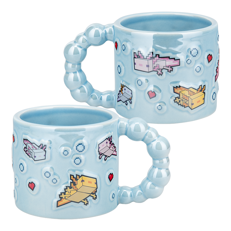 Paladone Minecraft Axolotl Bubble Shaped Mug