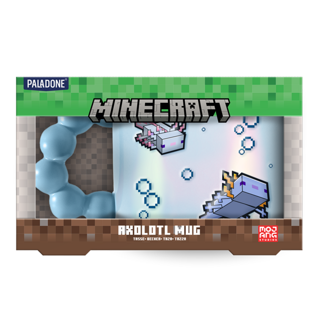 Minecraft Axolotl Bubble Shaped Mug 400ml
