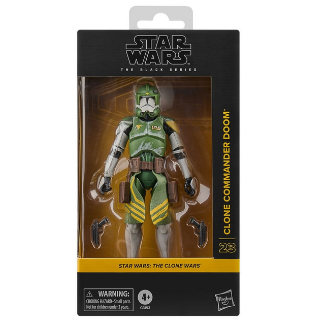 Star Wars The Clone Wars Black Series Clone Commander Doom Action Figure 15cm