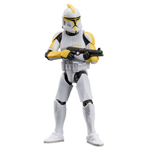 Star Wars Attack of the Clones Vintage Collection Clone Trooper Commander Action Figure 10cm