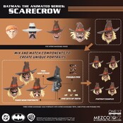 Batman: The Animated Series One:12 Collective Scarecrow Action Figure 17cm