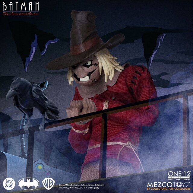 Batman: The Animated Series One:12 Collective Scarecrow Action Figure 17cm