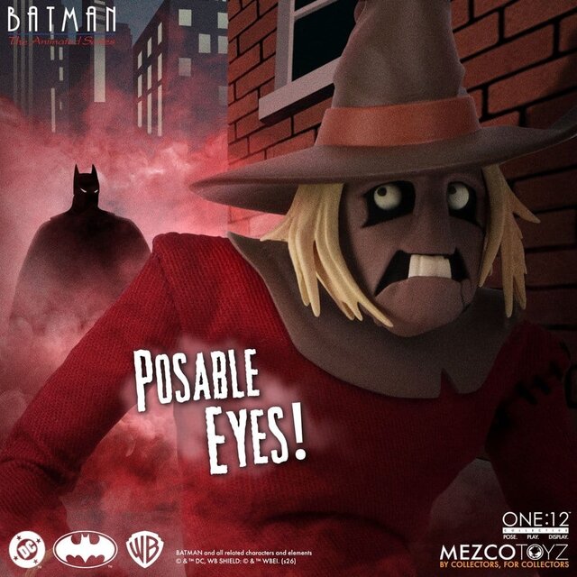 Batman: The Animated Series One:12 Collective Scarecrow Action Figure 17cm