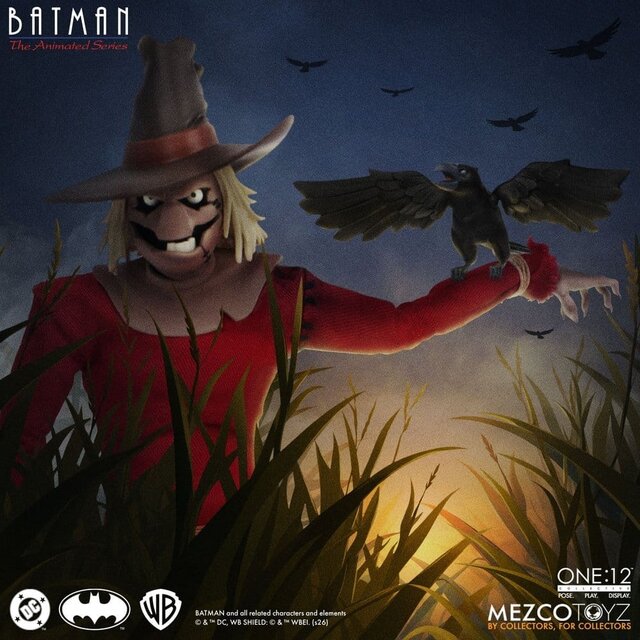 Batman: The Animated Series One:12 Collective Scarecrow Action Figure 17cm