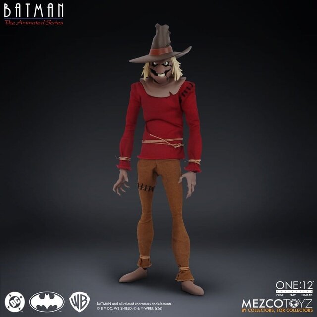 Batman: The Animated Series One:12 Collective Scarecrow Action Figure 17cm