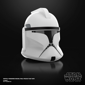 Star Wars Attack of the Clones Black Series Phase 1 Clone Trooper Premium Electronic Helmet