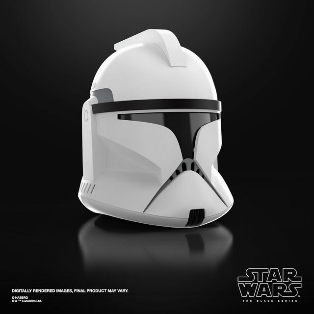 Star Wars Attack of the Clones Black Series Phase 1 Clone Trooper Premium Electronic Helmet