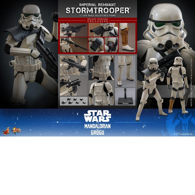 Star Wars The Mandalorian & Grogu Movie Masterpiece Imperial Remnant Stormtrooper (Deluxe Version) 30cm